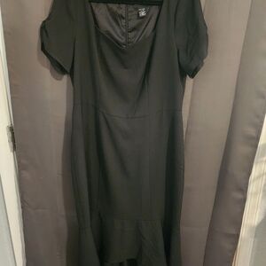 Ashro Black High Low Dress